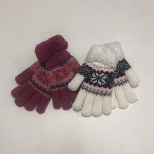 🆕🤶🏻NWT GIRLS WINTER GLOVES SET OF TWO🤶🏻